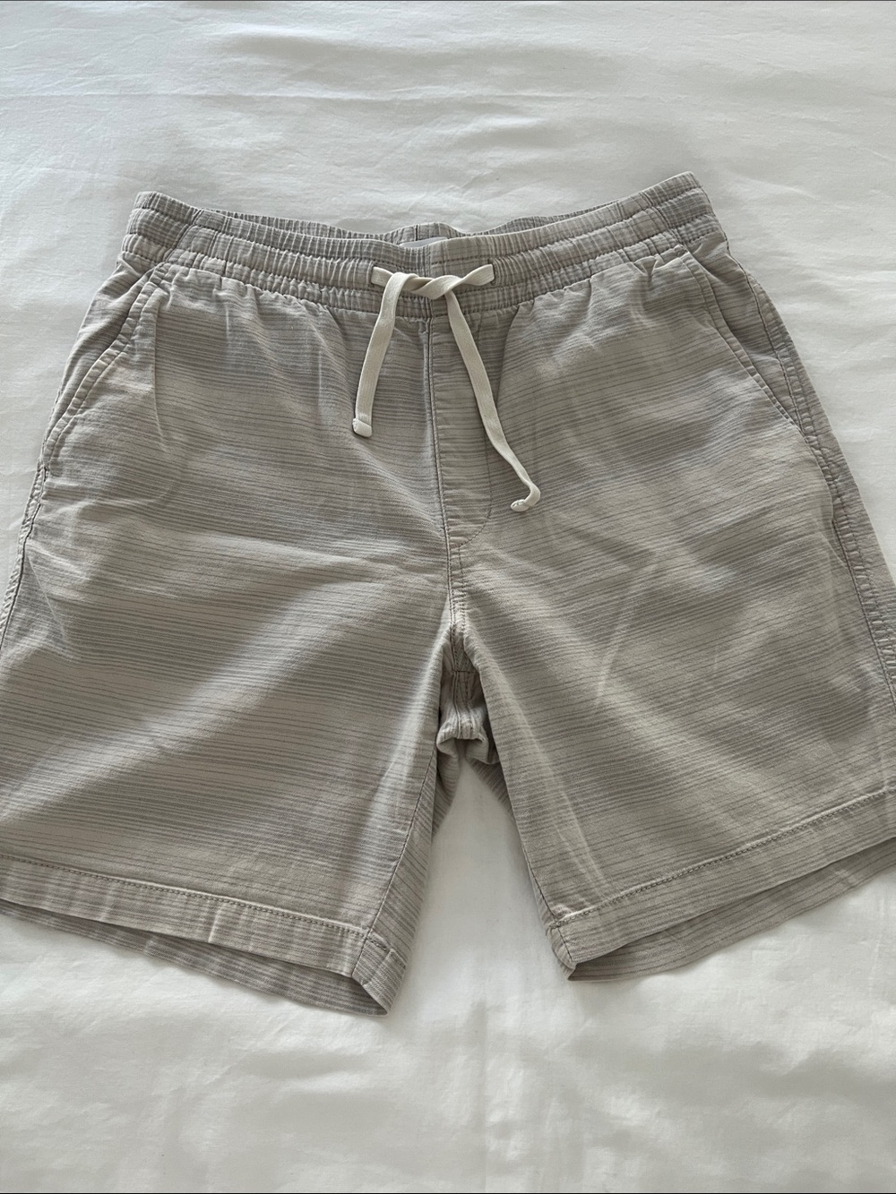 Old Navy Men's Drawstring Casual Shorts in Light Taupe